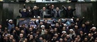 'Down with Israel' slogans raised in Iranian Parliament?